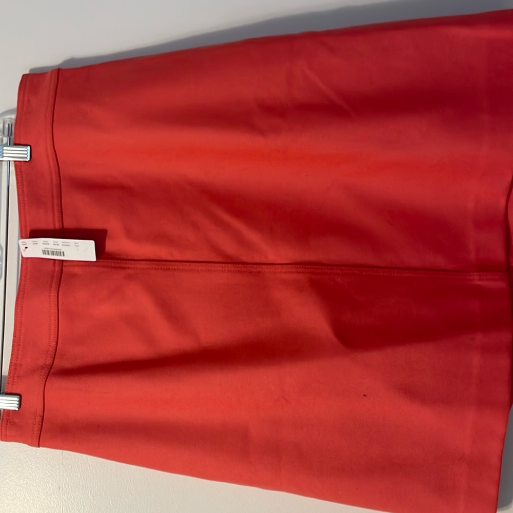 Amazing Peach double serge wool J crew skirt.  Size 14 Tall